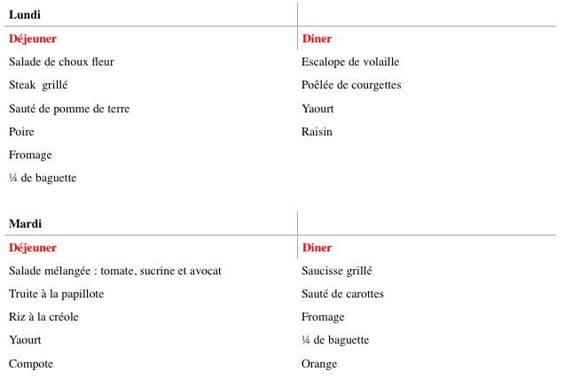 MENUS AUTOMNE  HIVER  EQUILIBRÉS, FACILES ET LEGERS POUR VOTRE PORTE FEUILLE