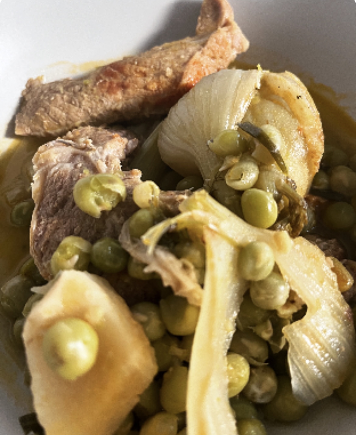 Sauté de Veau aux Petits Pois