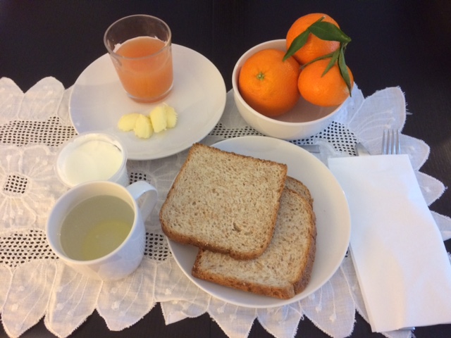 ‌Petit déjeuner sain et bon pour commencer la journée.