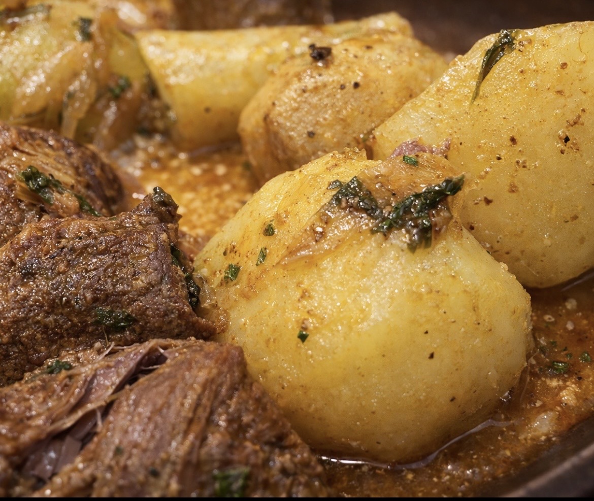 Joue de bœuf aux légumes fondants 