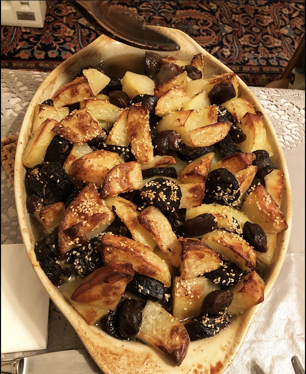 Boudin noir aux pommes et aux pommes de terre