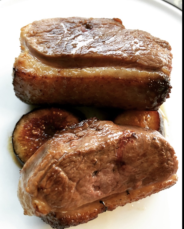 Magret de canard aux figues