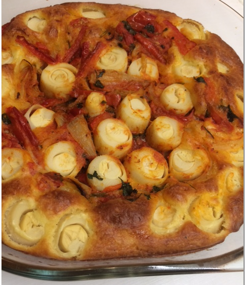 TARTE DE COEUR DE PALMIER.